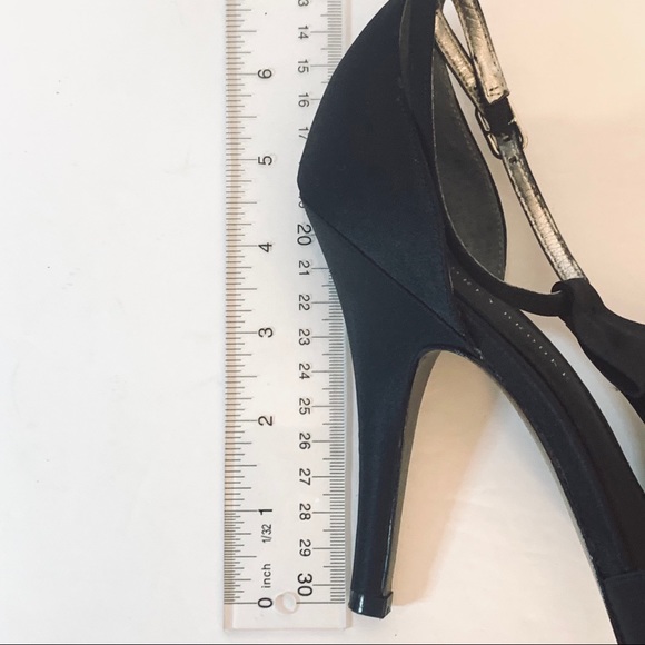 Audrey Brook | Estella Black Satin Peep To… - Picture 14 of 14